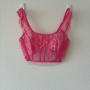 NWT VS Pink Lace Bralette